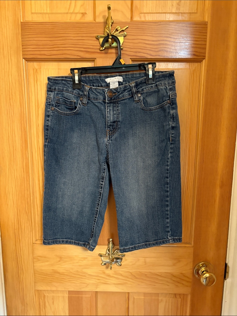 Pur Denim Women’s Blue Knee-Length Shorts